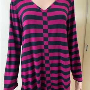 Cable & gauge blouse large